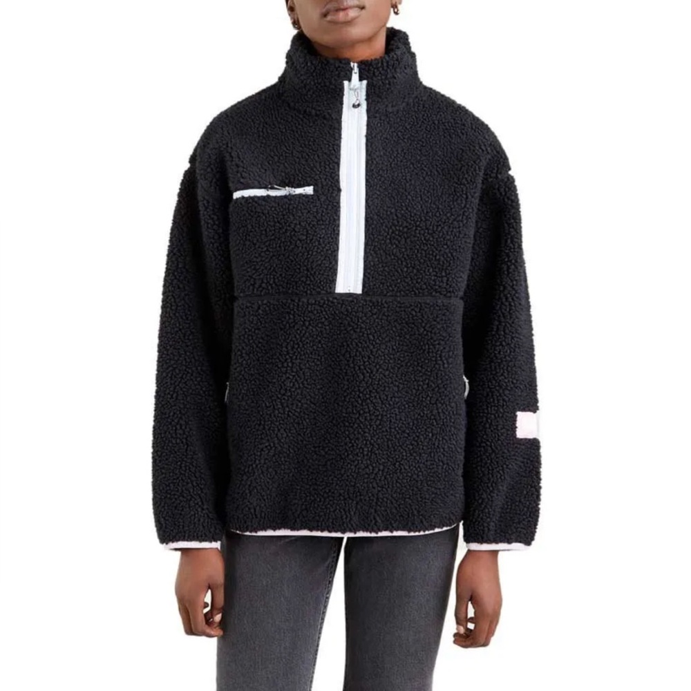 Levi’s Monty Sherpa Quarter Zip Pullover